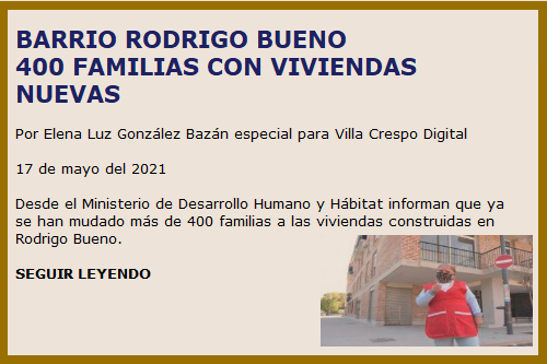 VIVIENDAS EN RODRIGO BUENO